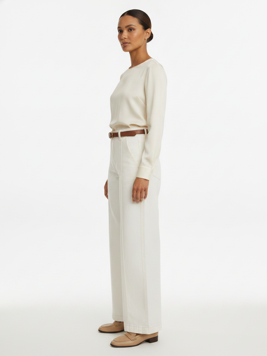 on model, side