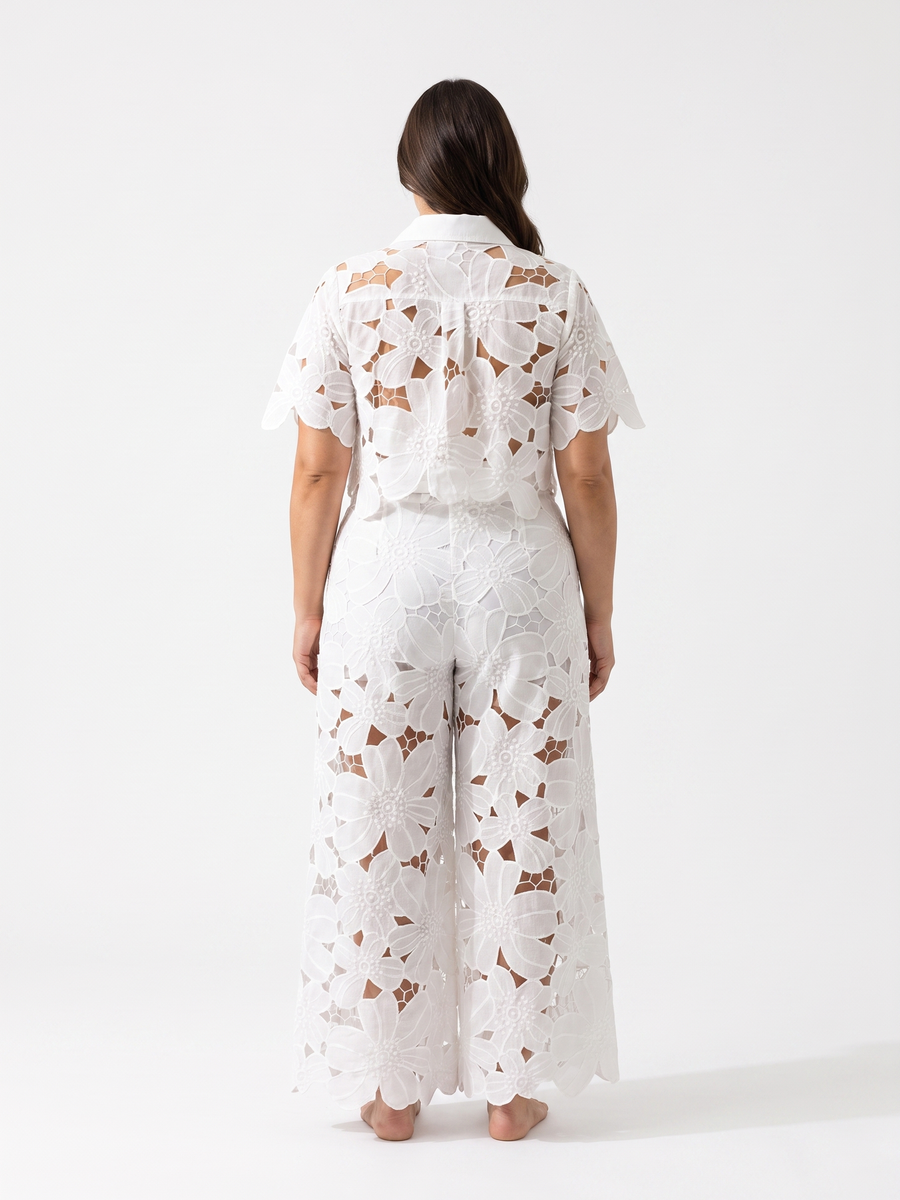 on model, back