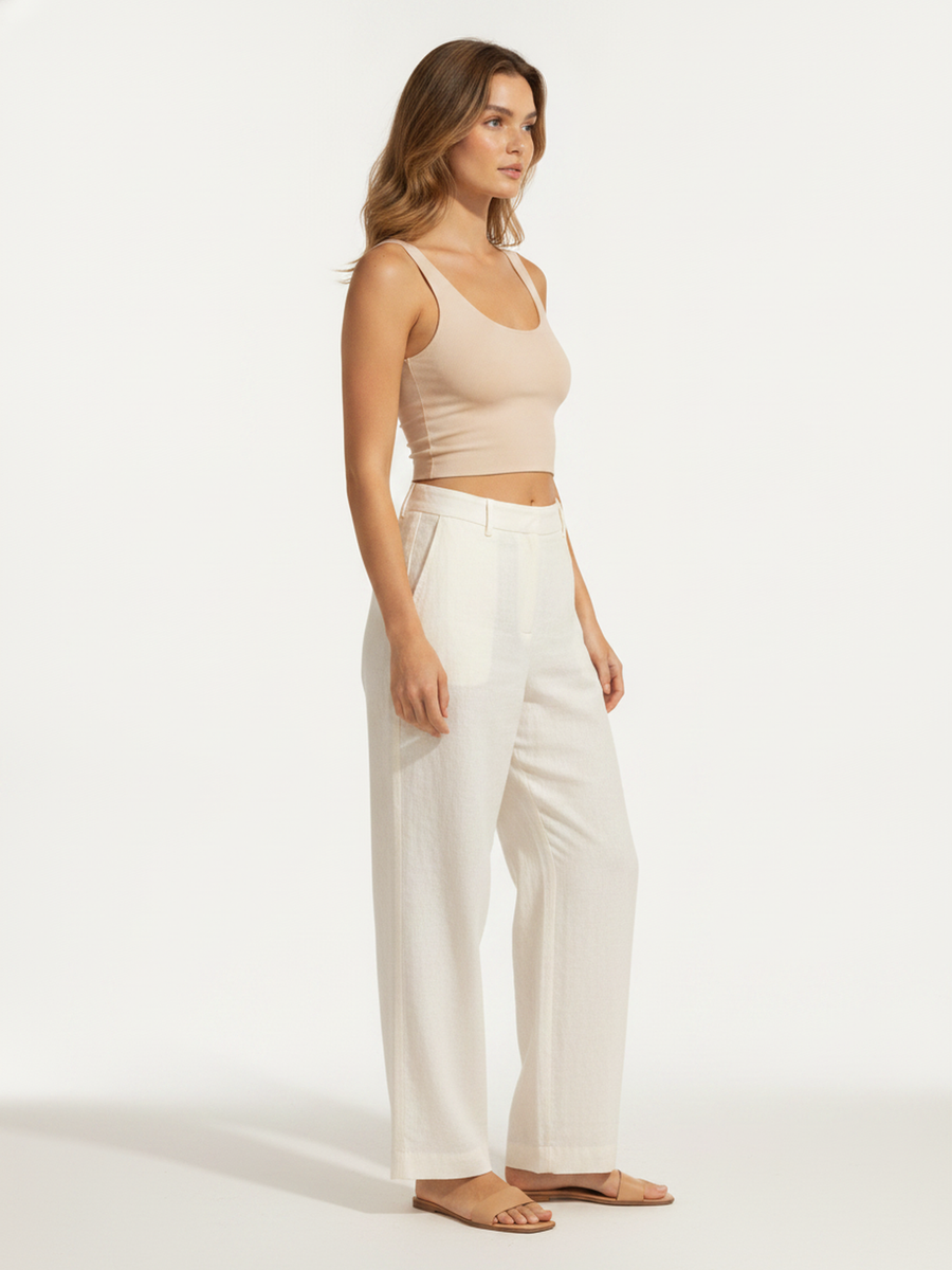 on model, side
