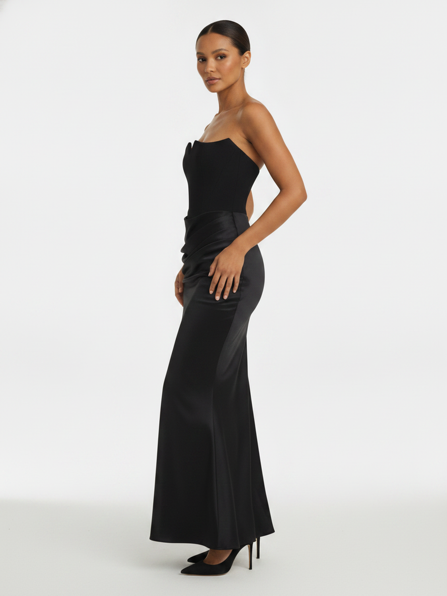 on model, side