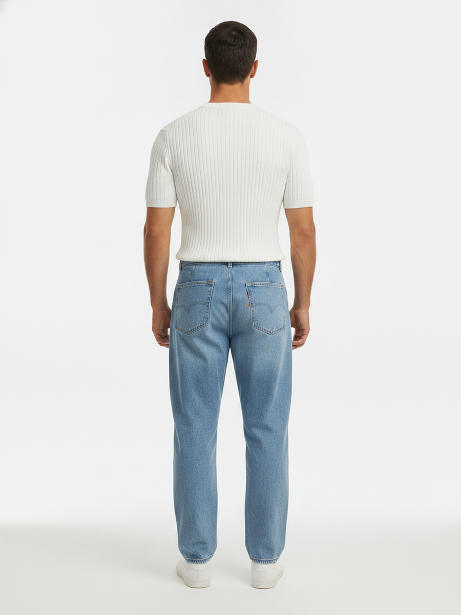 on model, back