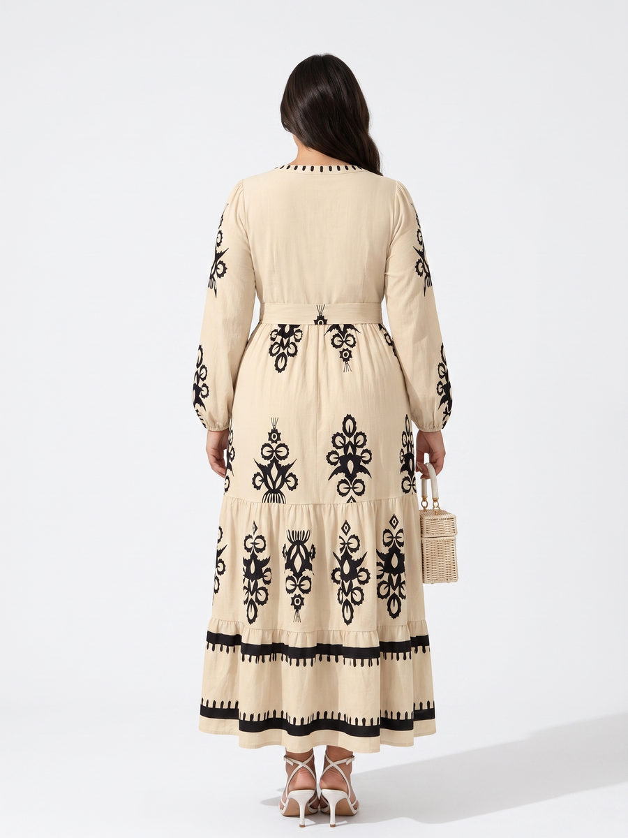 on model, back