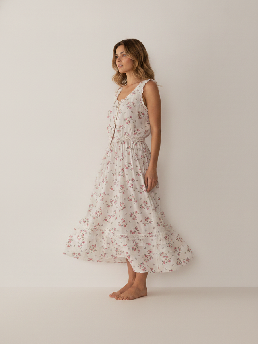 on model, side