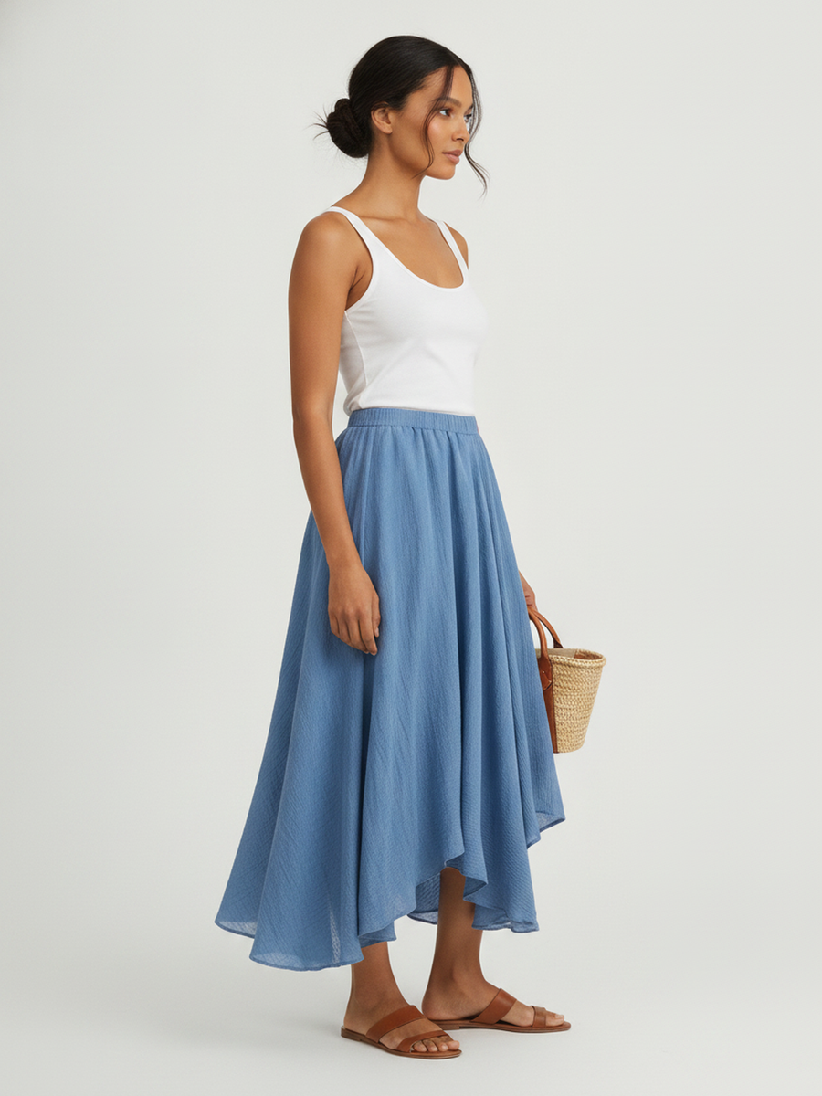on model, side