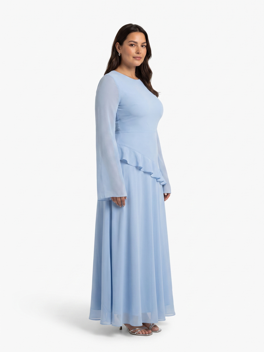 on model, side