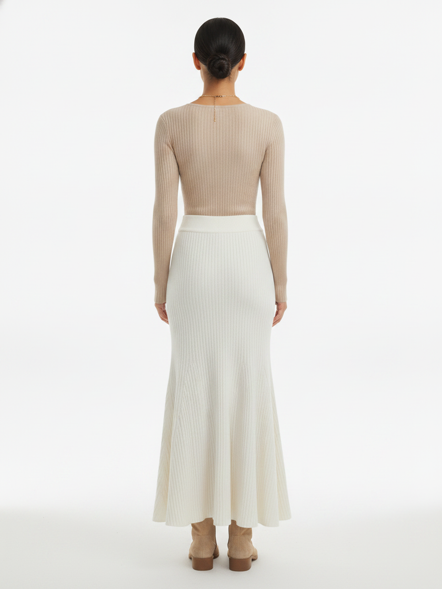 on model, back