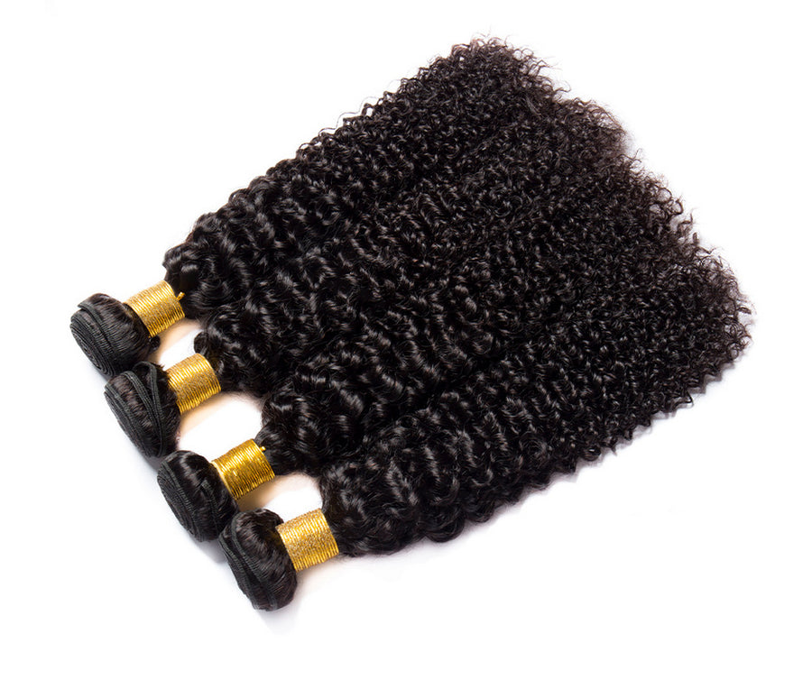 Kinky Curly Human Hair Wig