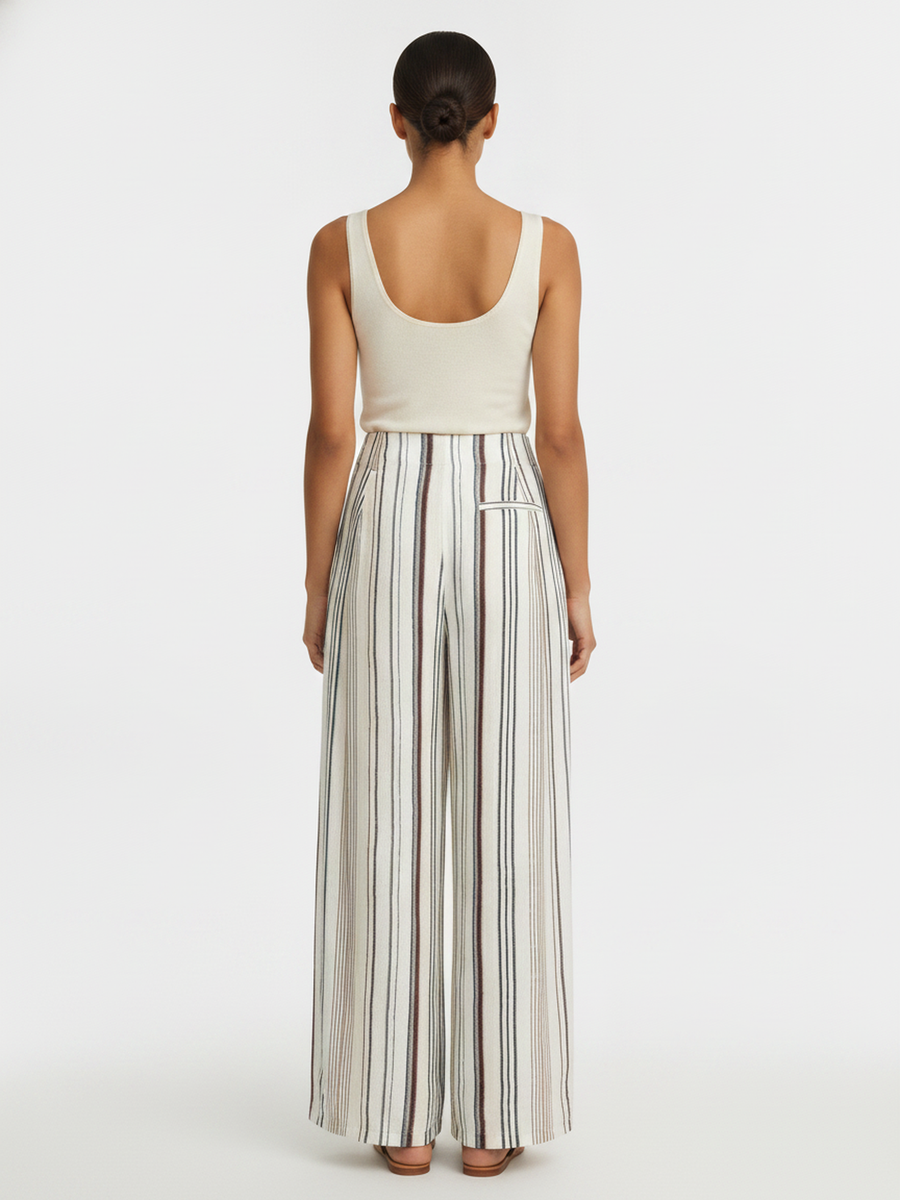 on model, back