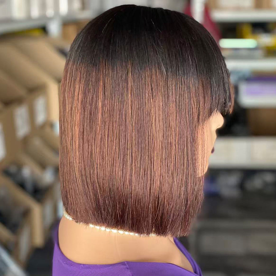 Bone Straight Bob Human Hair Wig