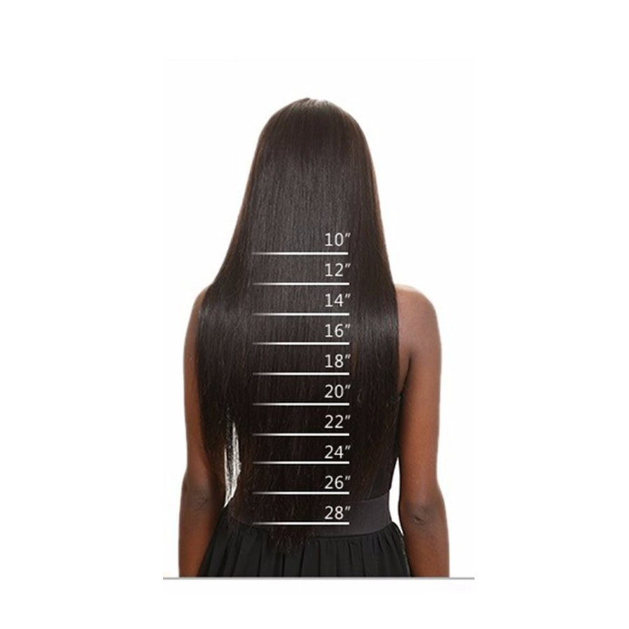 Real Human Hair Straight Wig Bundles