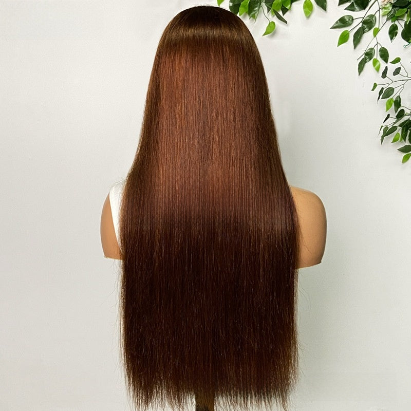 Human Hair Lace Wig Bone Straight
