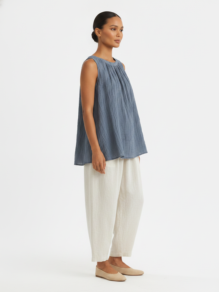 on model, side