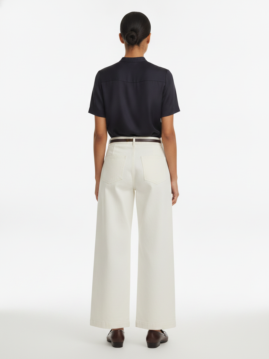 on model, back