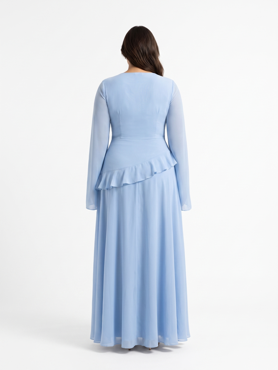 on model, back