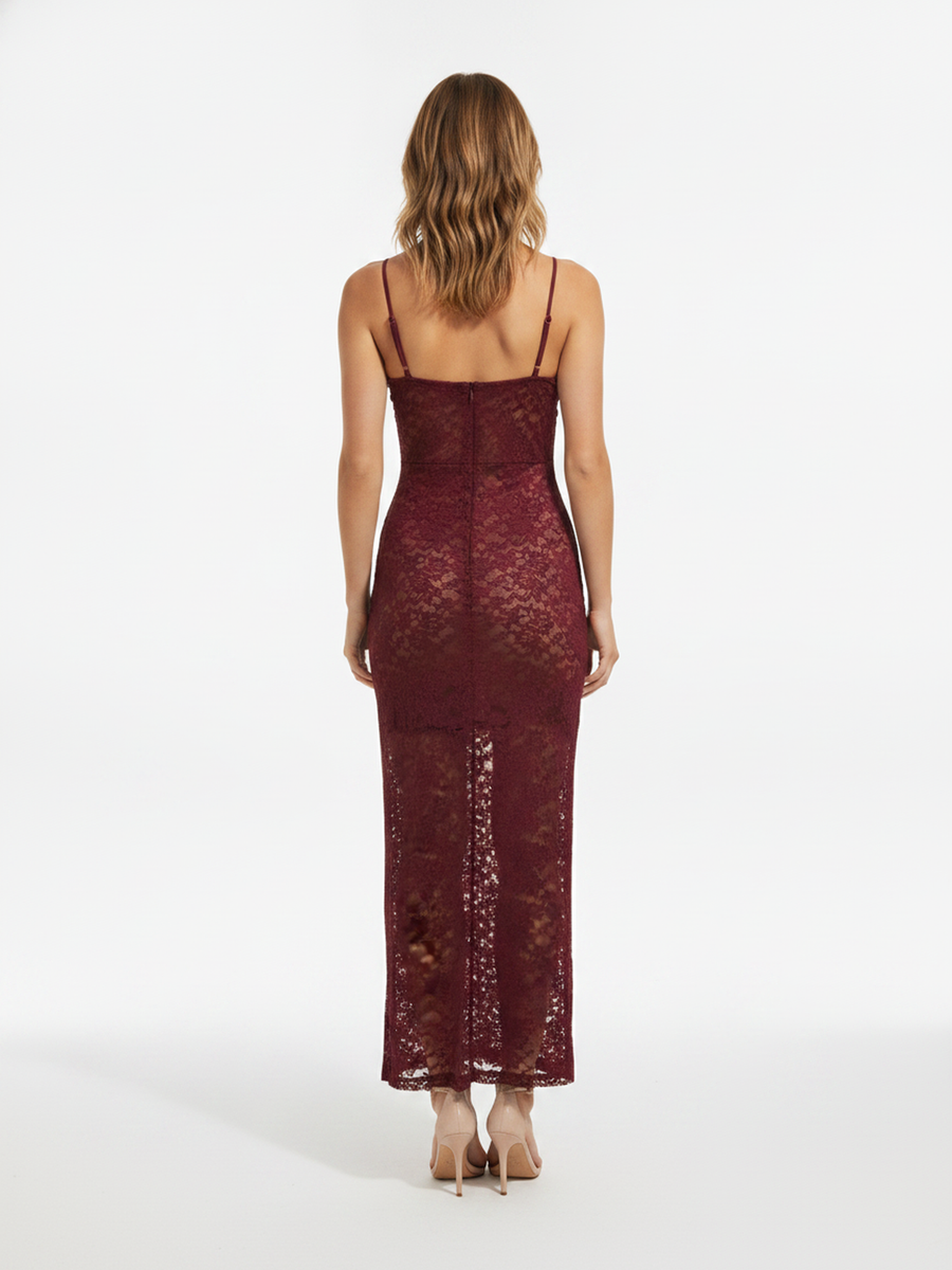 on model, back