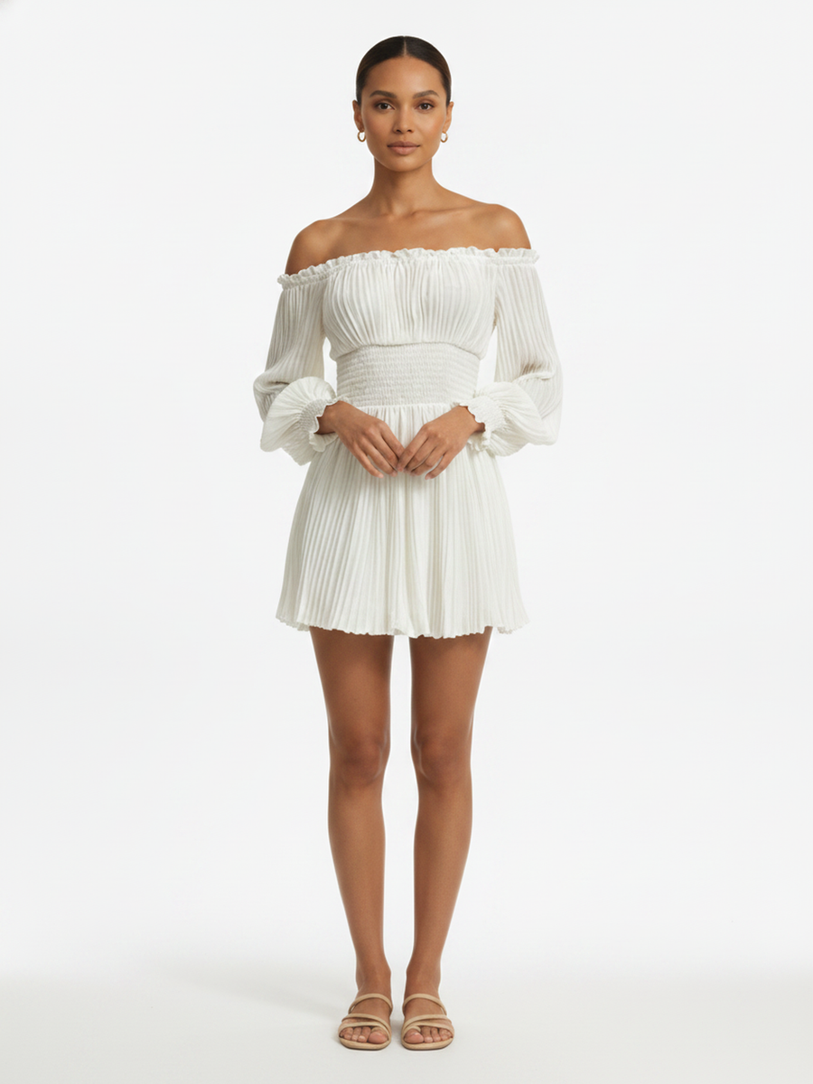 on model, front